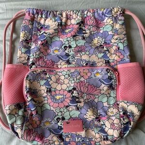 Vera Bradley Minnie Mouse Garden Party Drawstring Backpack